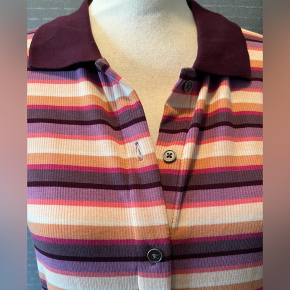 Wild Fable Striped Collared Mini Dress - Picture 4 of 9